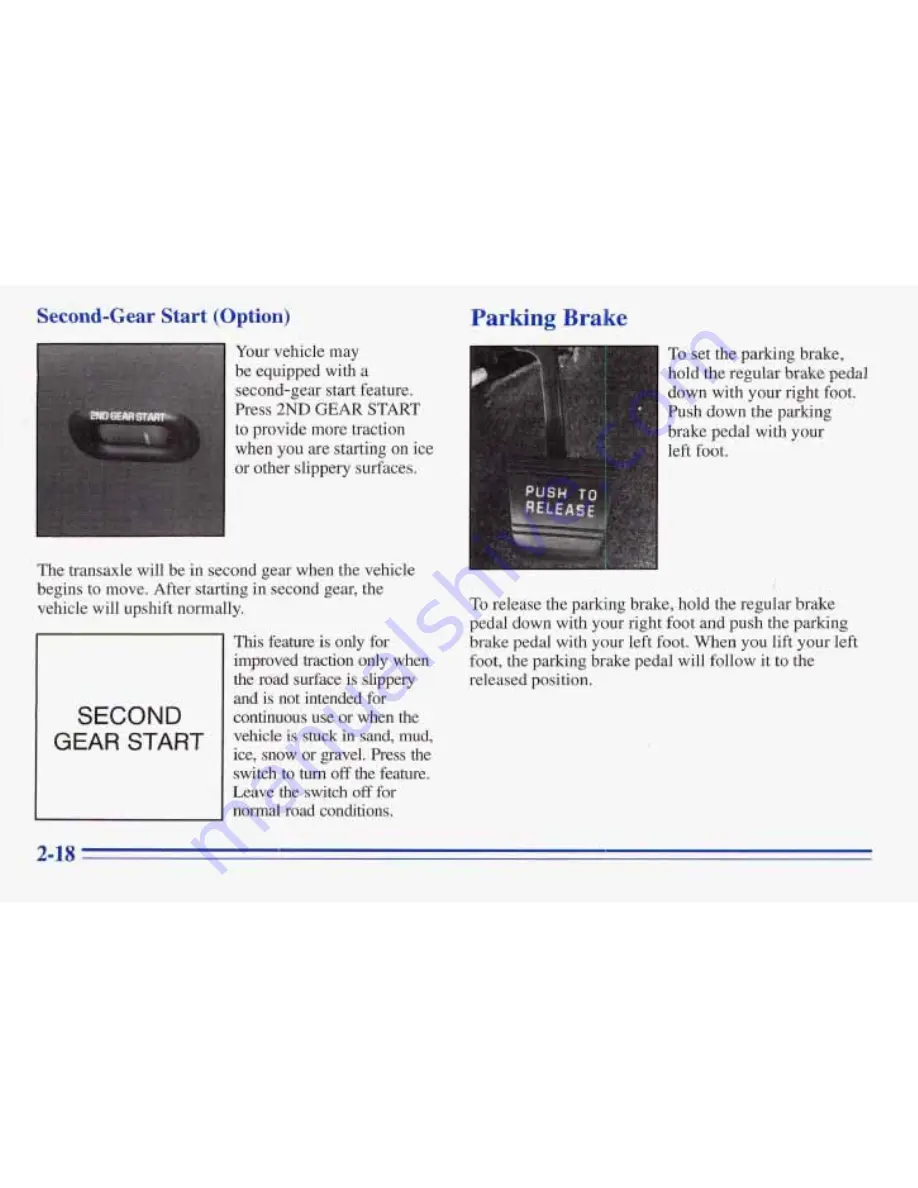 Pontiac 1996 Grand Prix Owner'S Manual Download Page 87