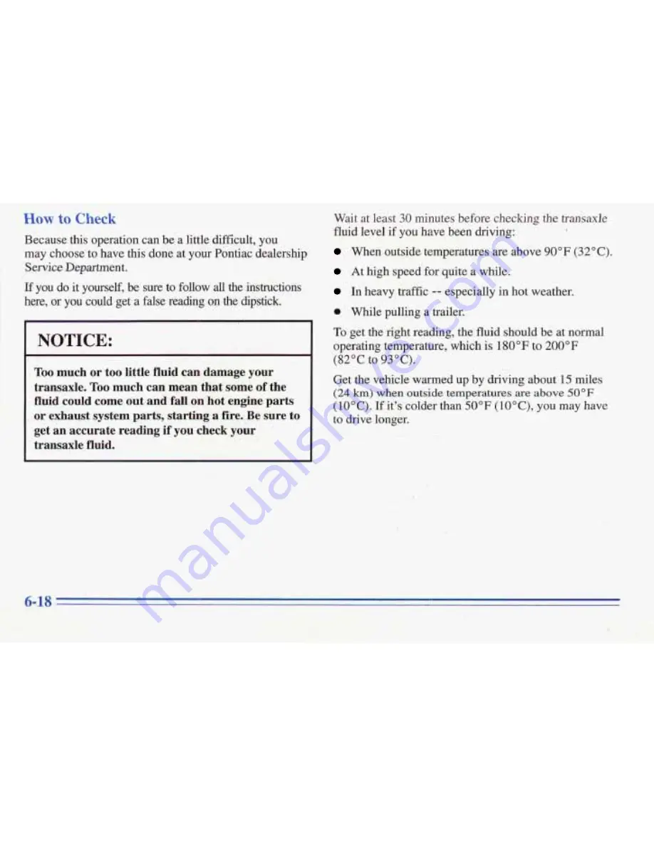 Pontiac 1996 Grand Prix Owner'S Manual Download Page 245