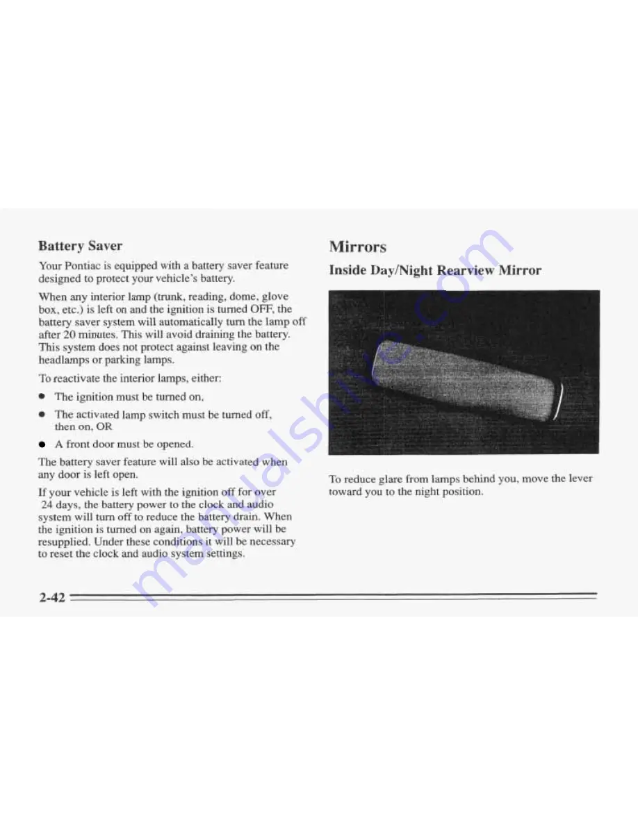 Pontiac 1996 Sunfire Owner'S Manual Download Page 95