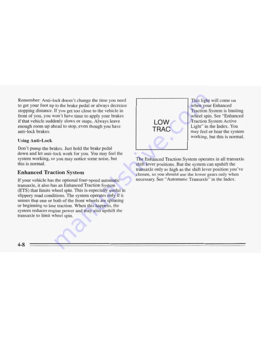 Pontiac 1996 Sunfire Owner'S Manual Download Page 157