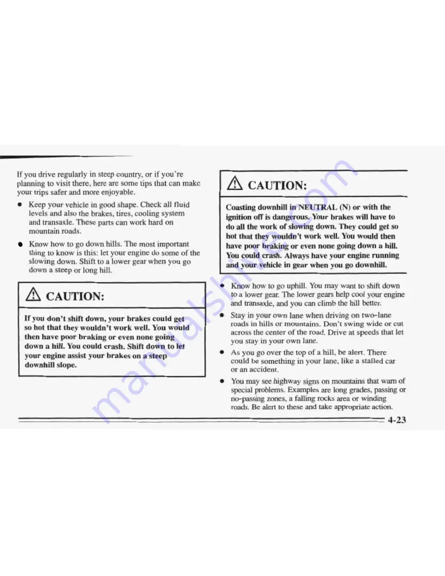 Pontiac 1996 Sunfire Owner'S Manual Download Page 172