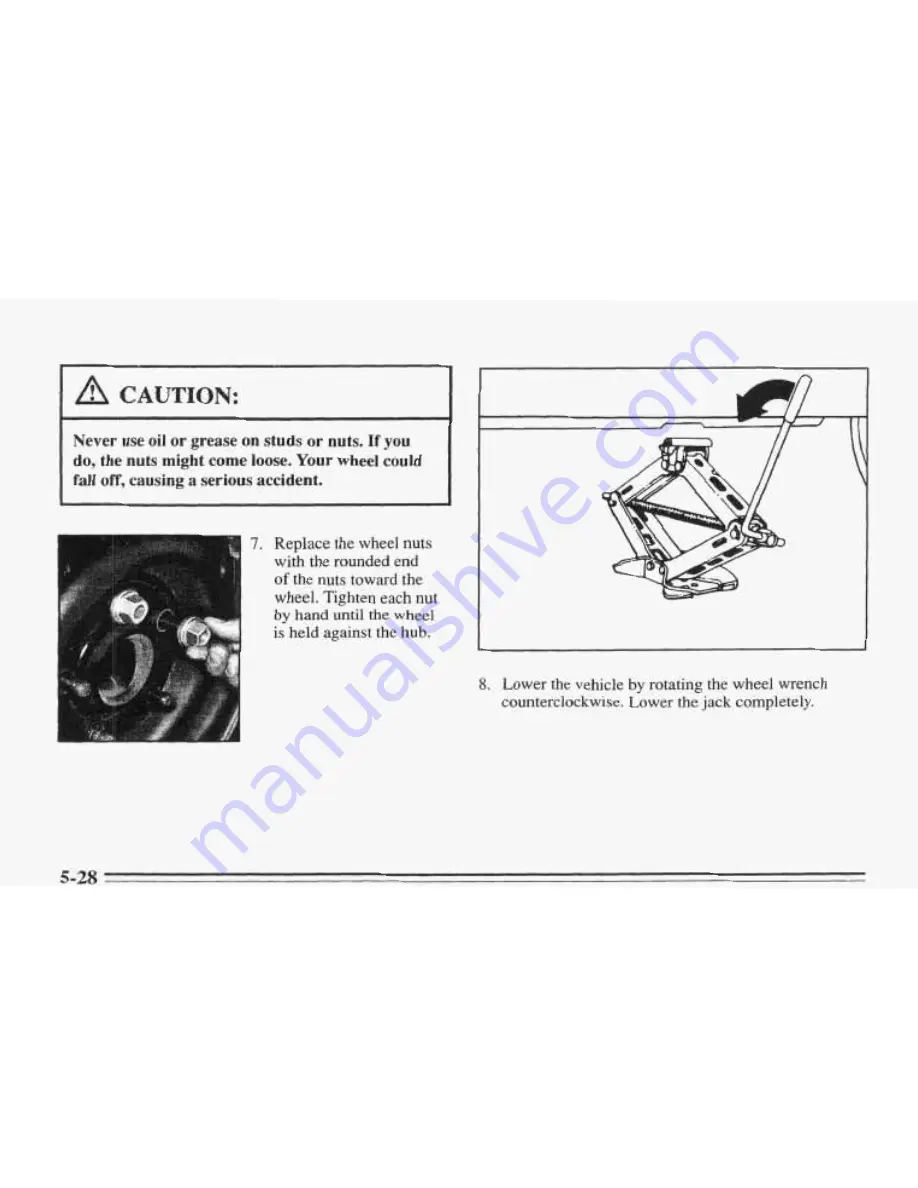 Pontiac 1996 Sunfire Owner'S Manual Download Page 217