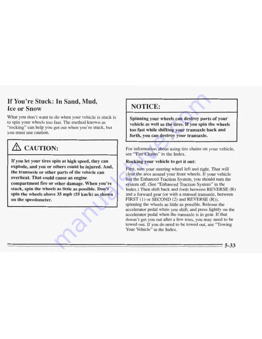 Pontiac 1996 Sunfire Owner'S Manual Download Page 222