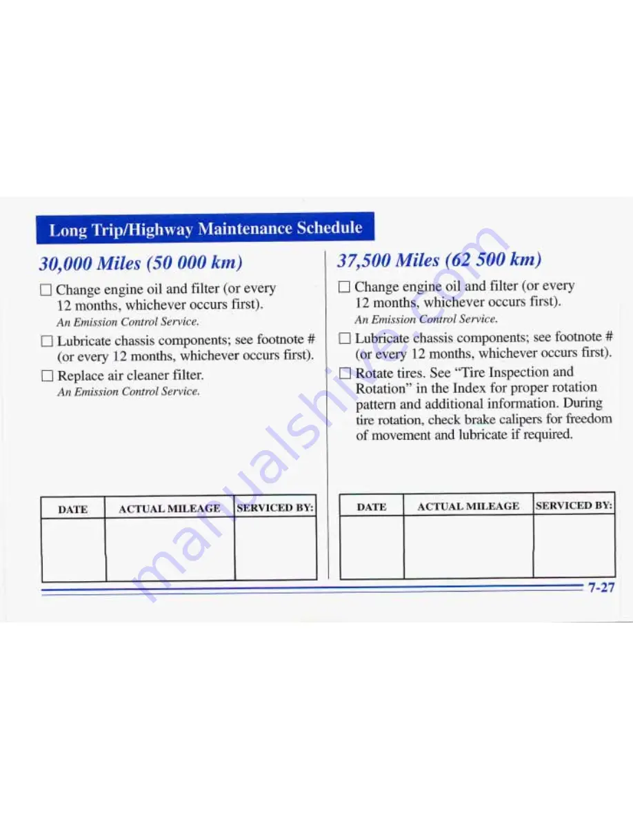 Pontiac 1996 Trans Sport Owner'S Manual Download Page 347