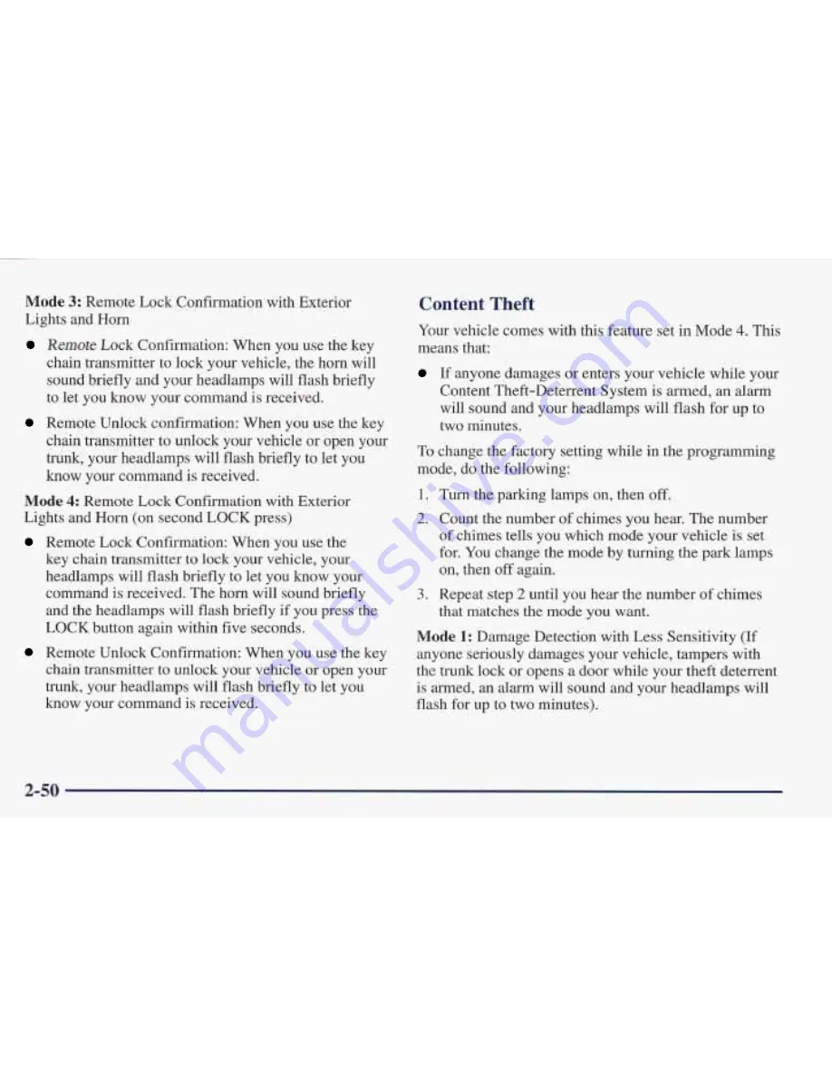 Pontiac 1997 Grand Prix Owner'S Manual Download Page 124