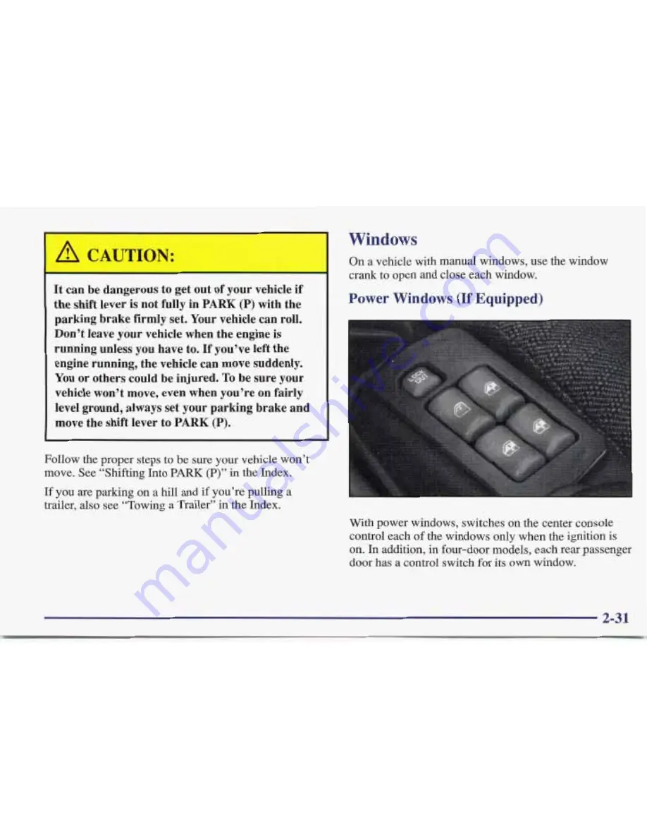 Pontiac 1997 Sunfire Owner'S Manual Download Page 89