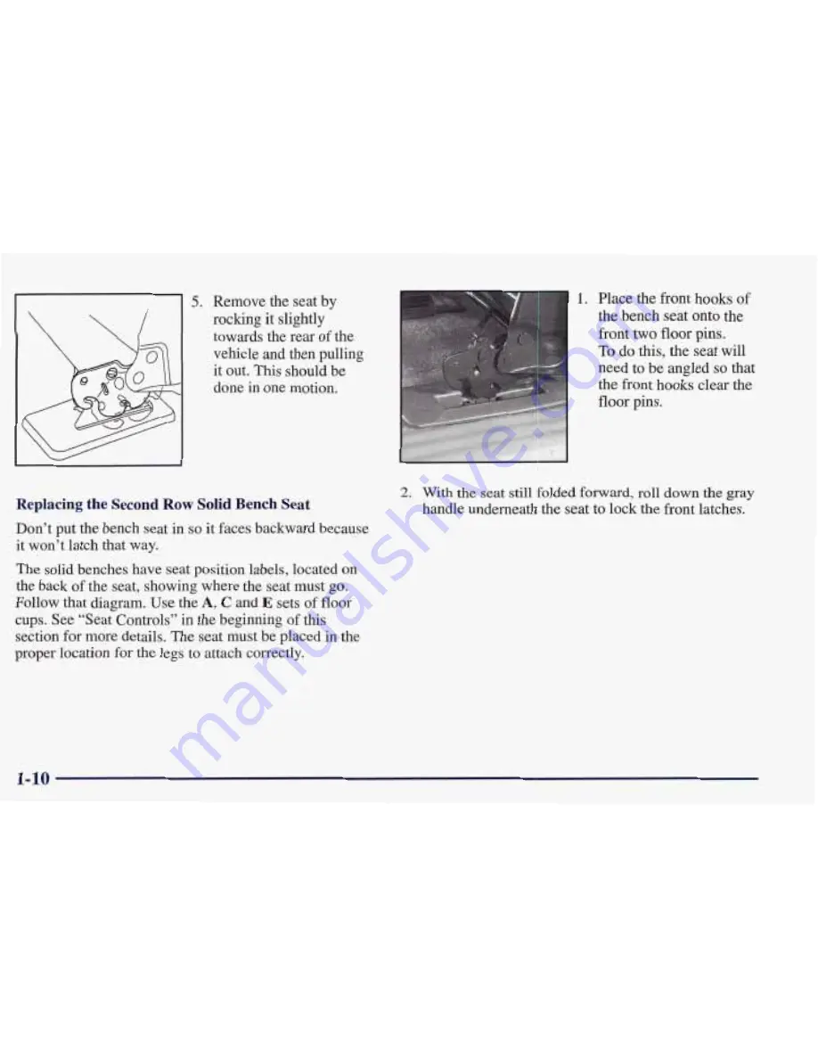 Pontiac 1997 Trans Sport Owner'S Manual Download Page 17