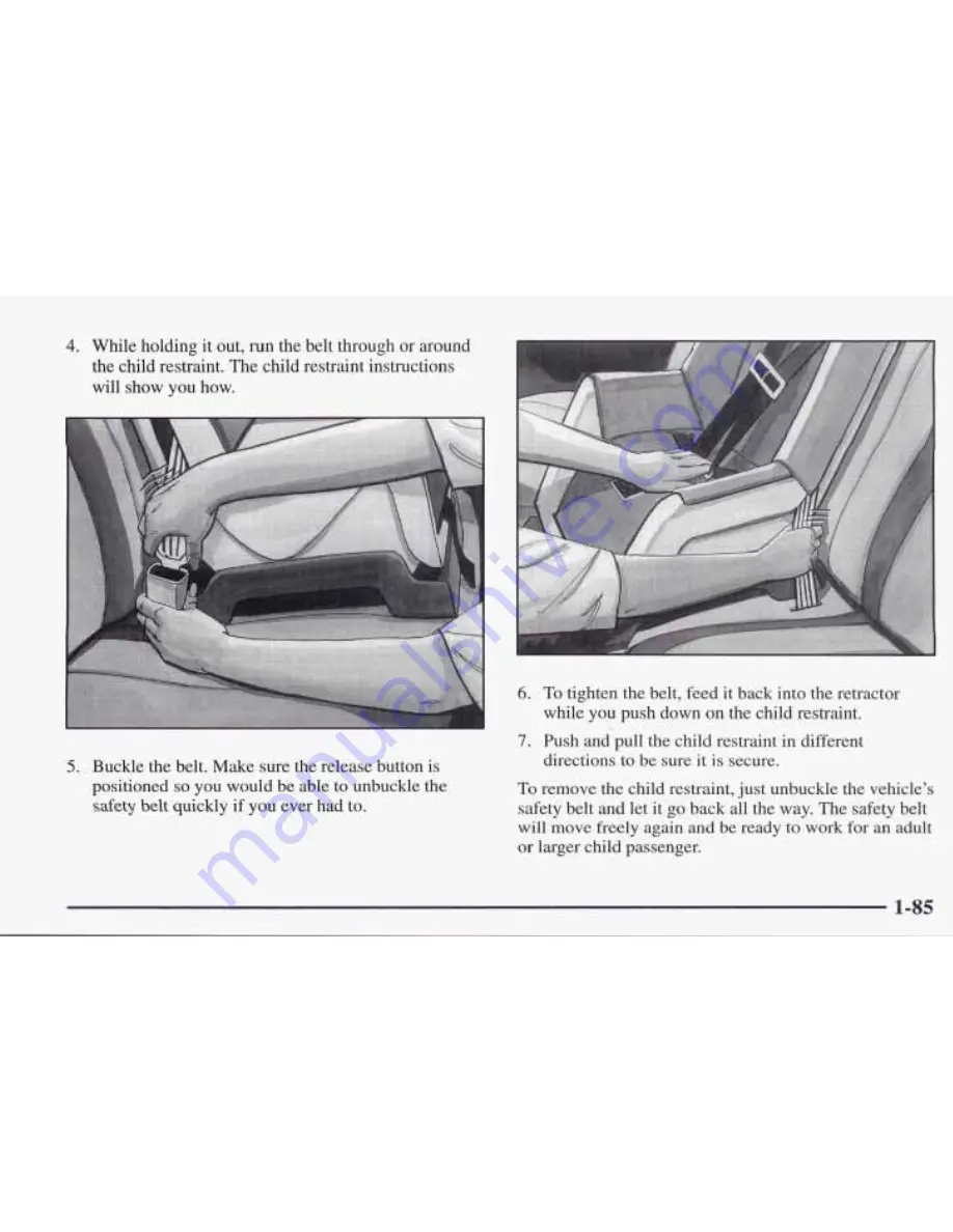 Pontiac 1997 Trans Sport Owner'S Manual Download Page 92