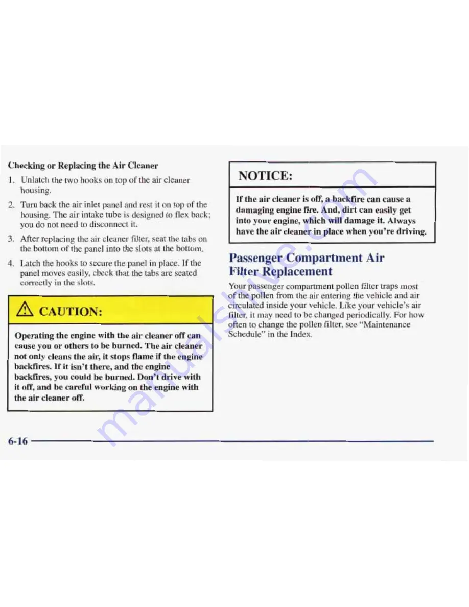 Pontiac 1997 Trans Sport Owner'S Manual Download Page 341