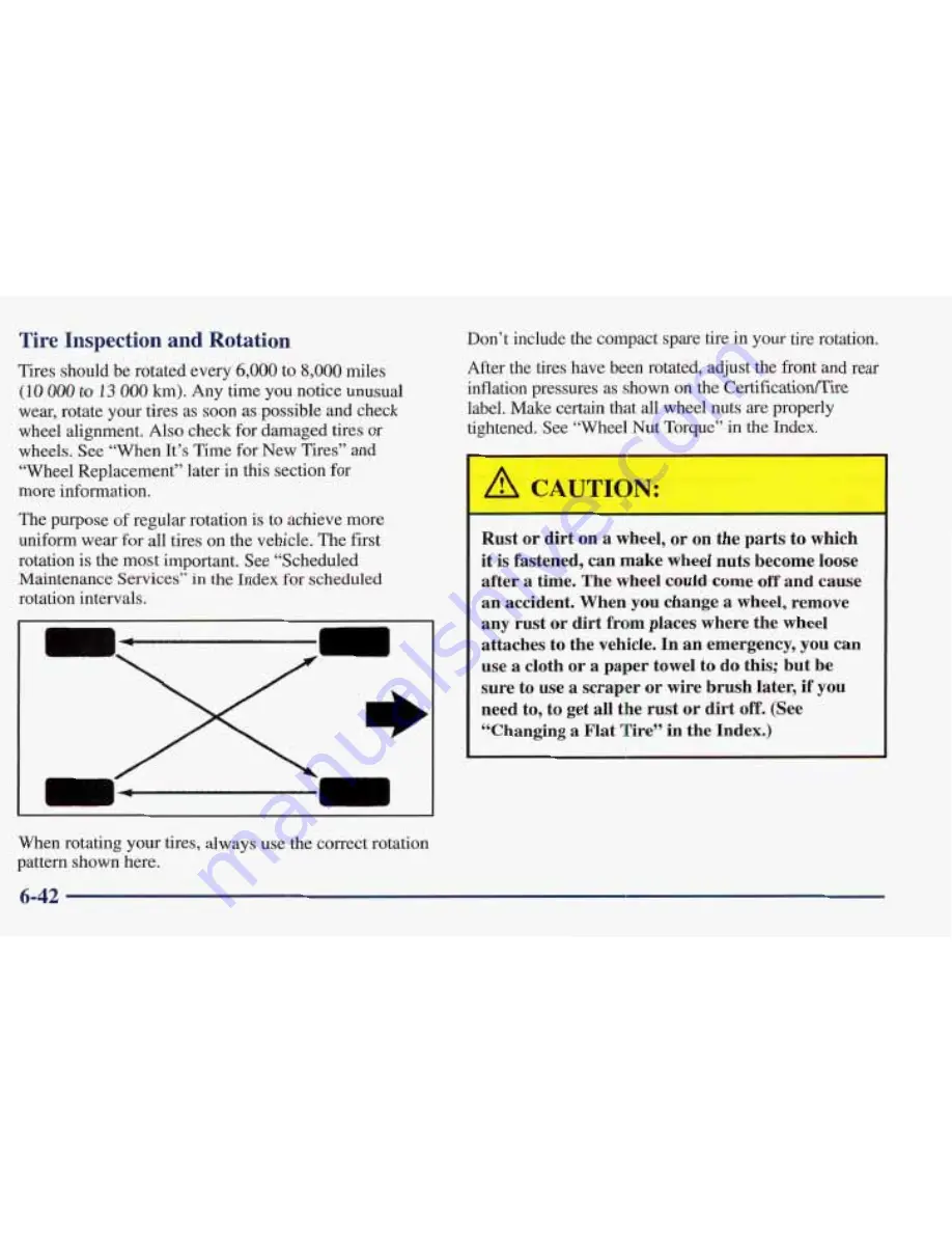 Pontiac 1997 Trans Sport Owner'S Manual Download Page 367