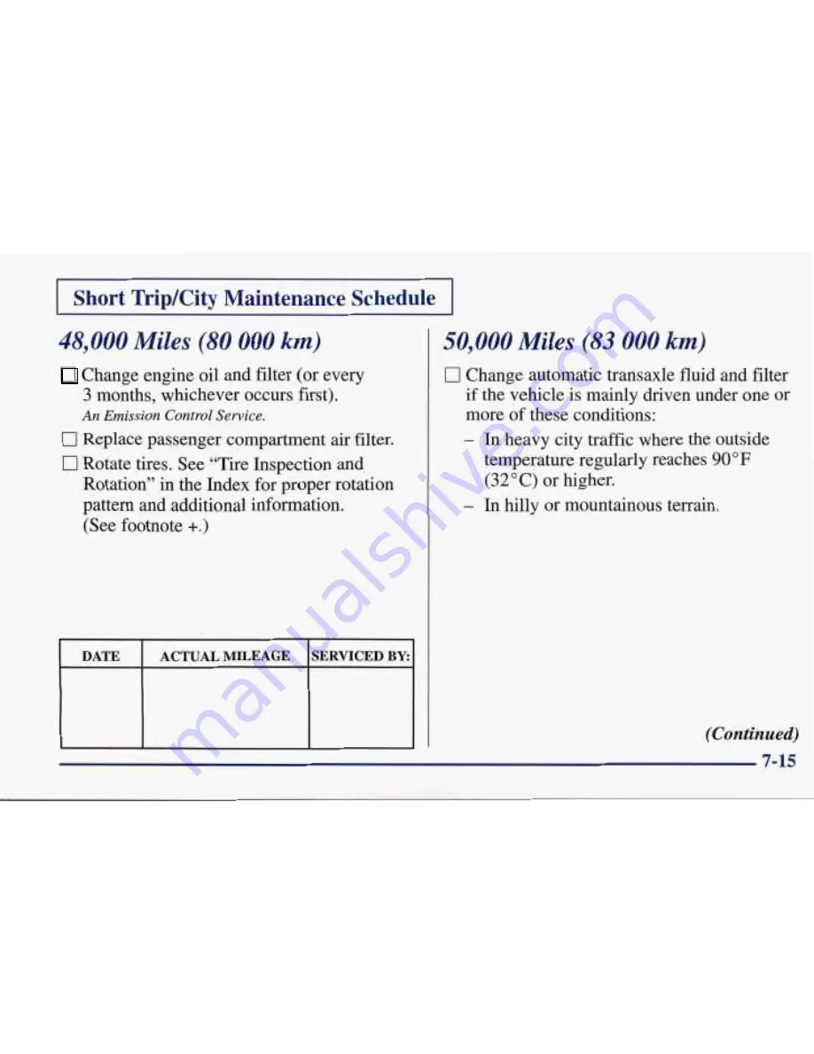 Pontiac 1997 Trans Sport Owner'S Manual Download Page 406