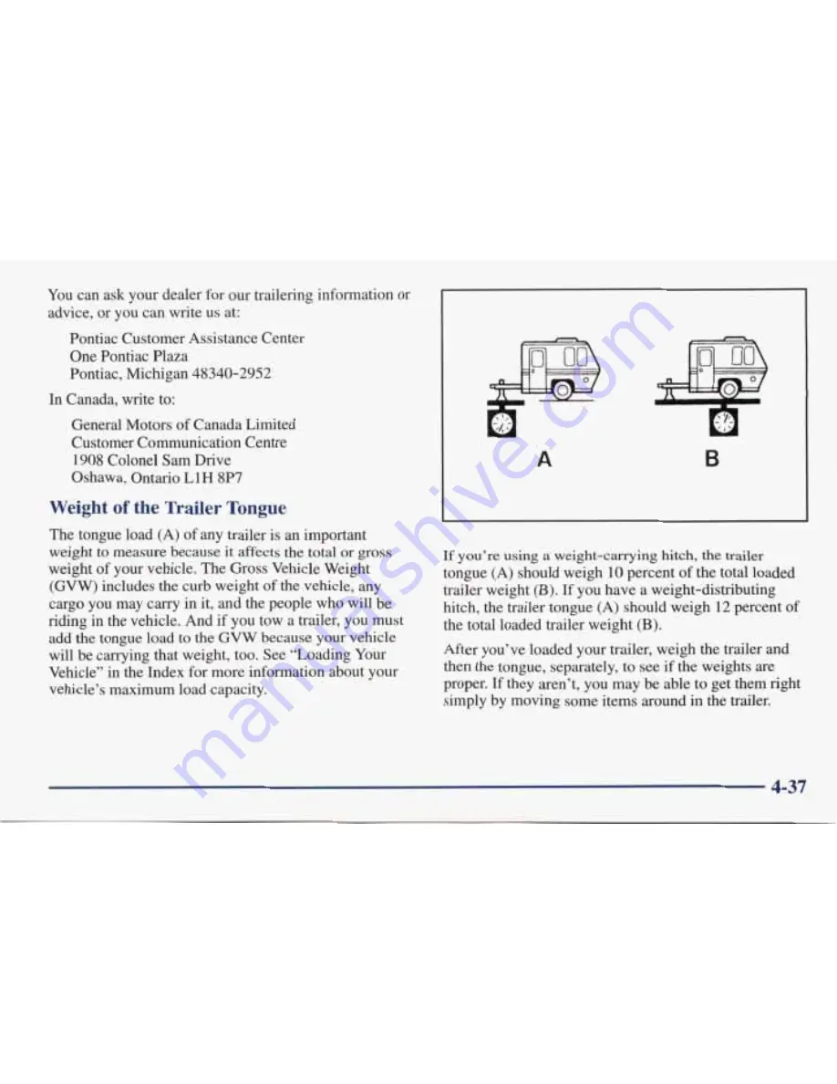 Pontiac 1998 Grand Am Owner'S Manual Download Page 194