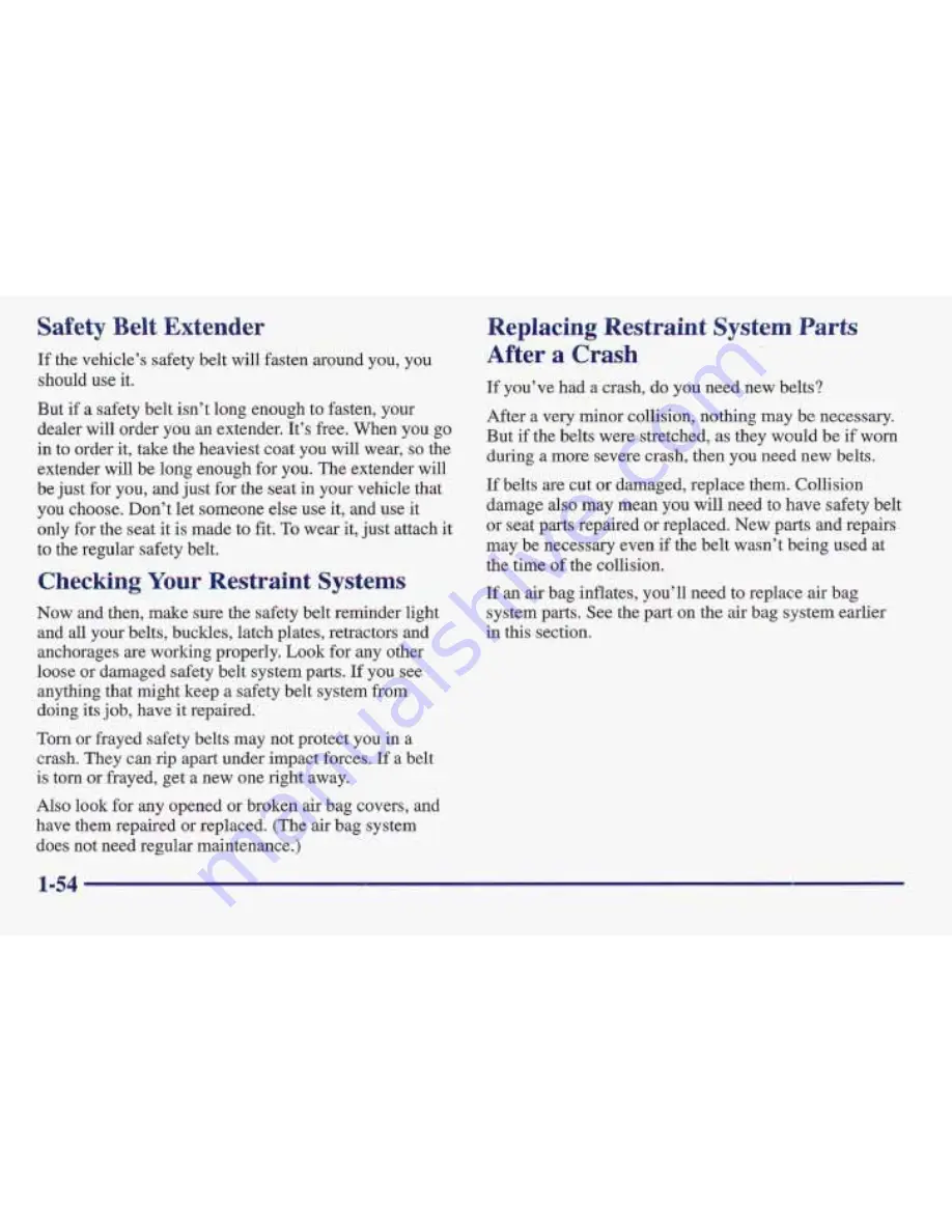 Pontiac 1998 Sunfire Owner'S Manual Download Page 70