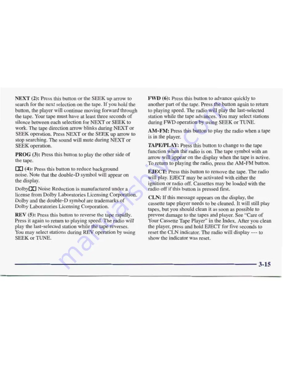 Pontiac 1998 Sunfire Owner'S Manual Download Page 159