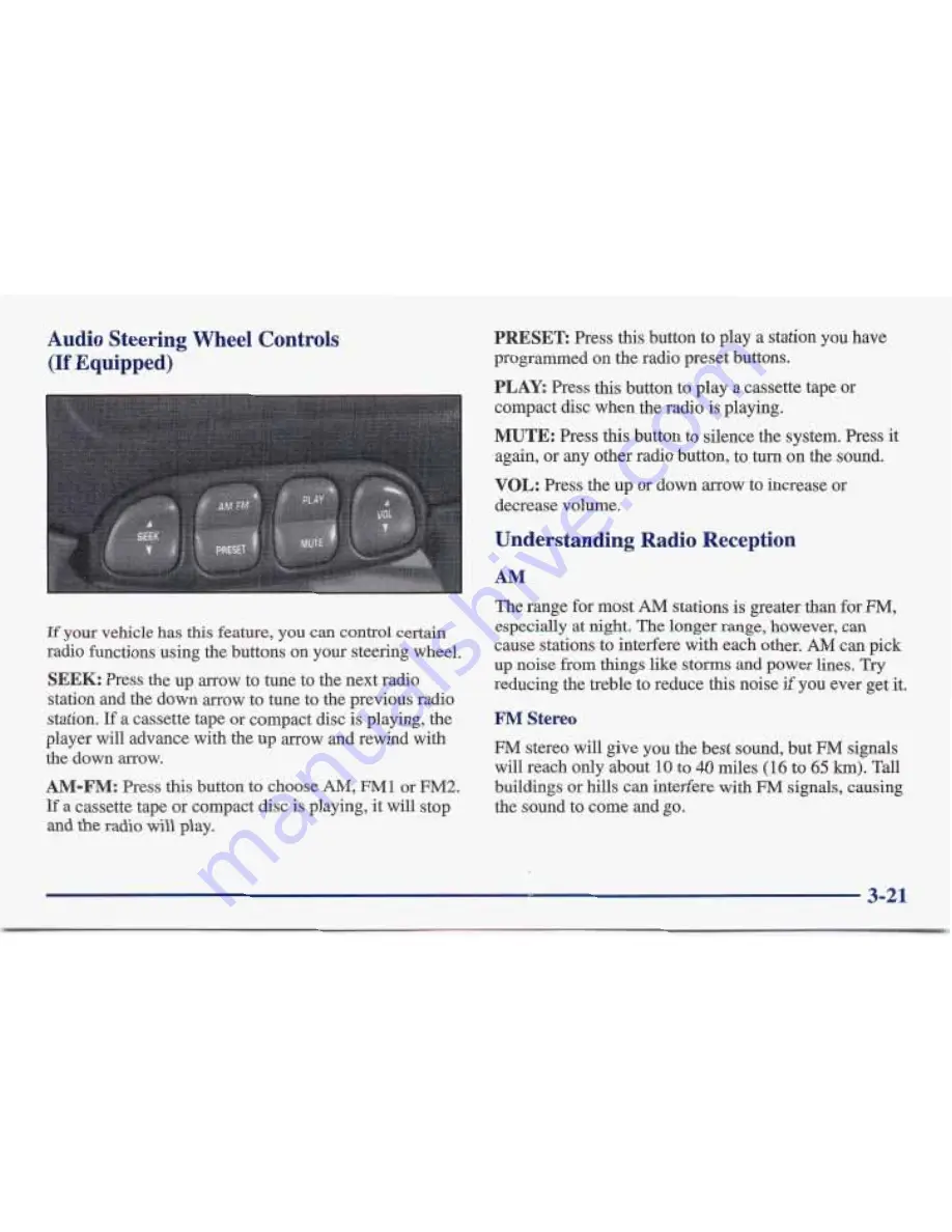 Pontiac 1998 Sunfire Owner'S Manual Download Page 165