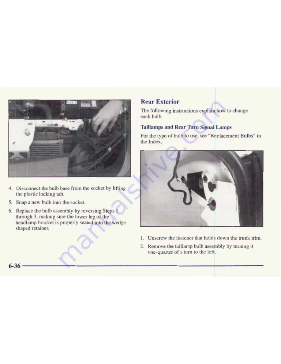 Pontiac 1998 Sunfire Owner'S Manual Download Page 280