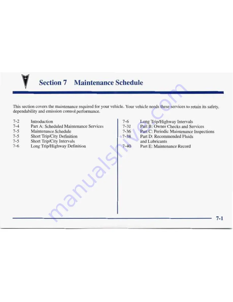 Pontiac 1998 Sunfire Owner'S Manual Download Page 311