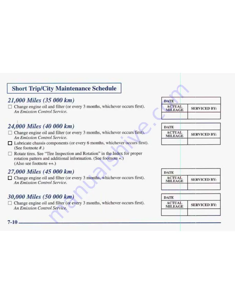 Pontiac 1998 Sunfire Owner'S Manual Download Page 320