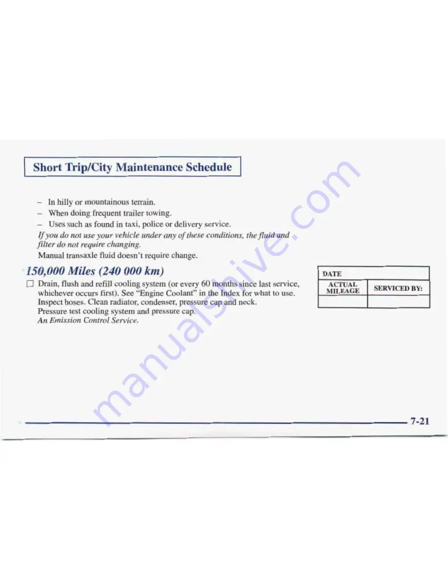 Pontiac 1998 Sunfire Owner'S Manual Download Page 331