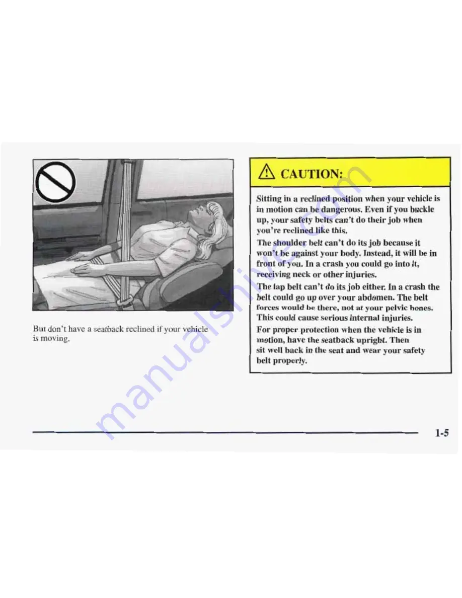 Pontiac 1998 Trans Sport Owner'S Manual Download Page 12