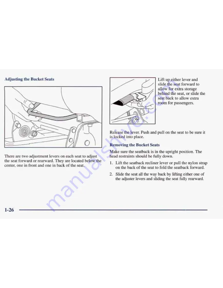 Pontiac 1998 Trans Sport Owner'S Manual Download Page 33