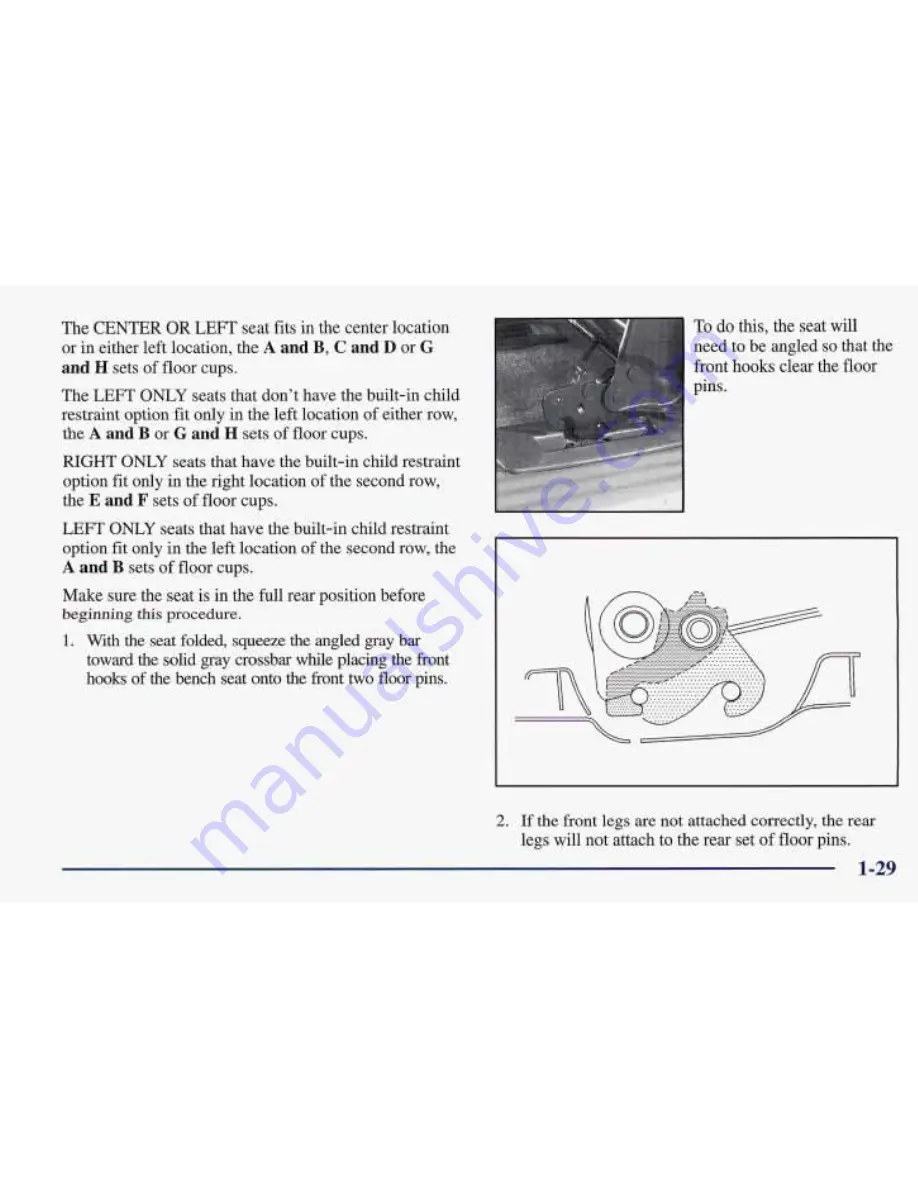 Pontiac 1998 Trans Sport Owner'S Manual Download Page 36