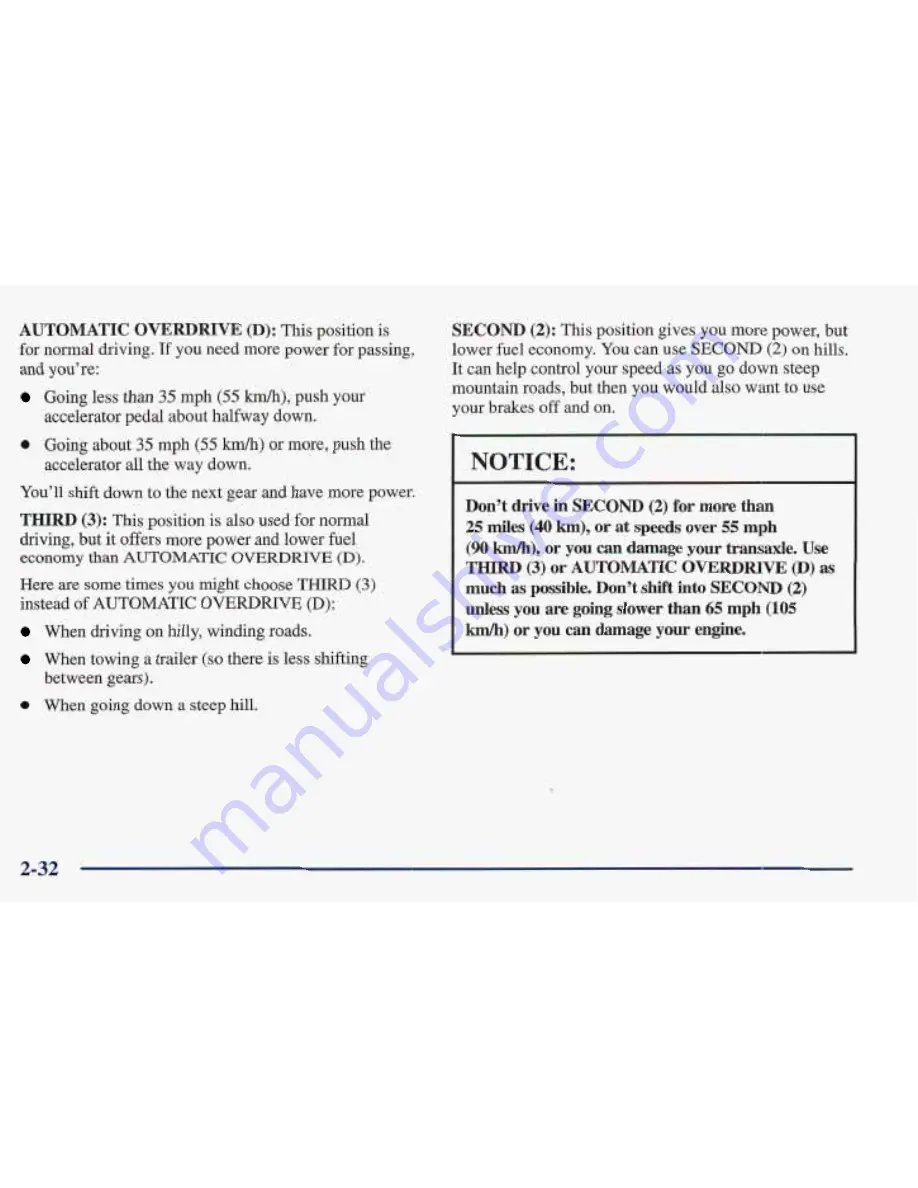 Pontiac 1998 Trans Sport Owner'S Manual Download Page 143