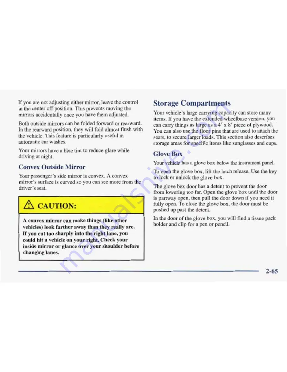 Pontiac 1998 Trans Sport Owner'S Manual Download Page 176