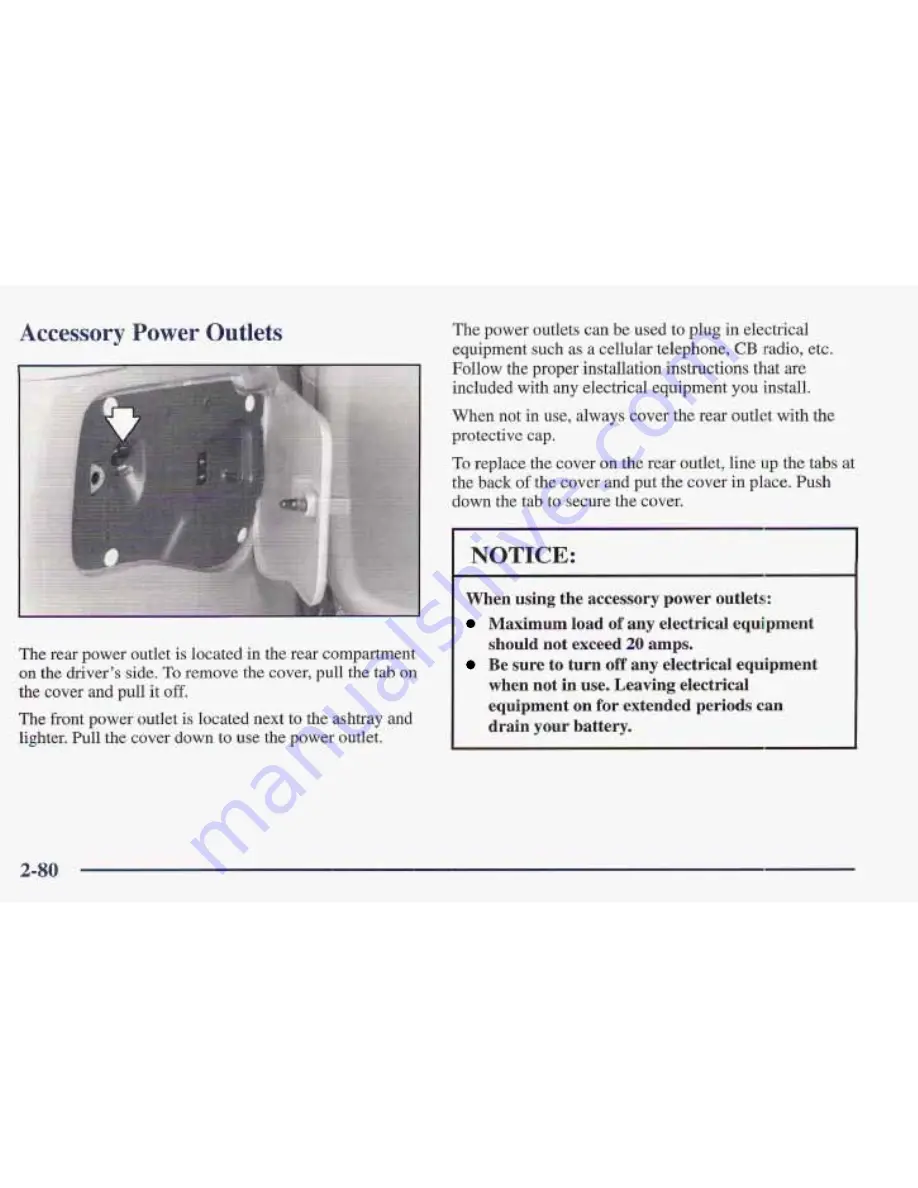 Pontiac 1998 Trans Sport Owner'S Manual Download Page 191