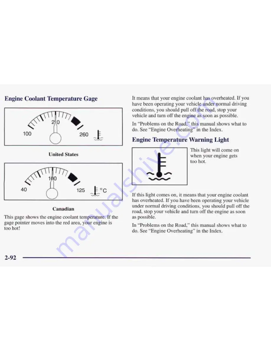 Pontiac 1998 Trans Sport Owner'S Manual Download Page 203