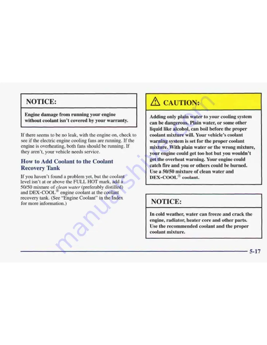 Pontiac 1998 Trans Sport Owner'S Manual Download Page 310