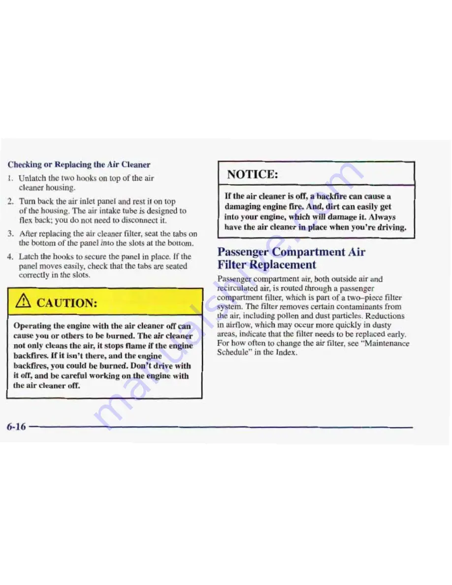 Pontiac 1998 Trans Sport Owner'S Manual Download Page 345