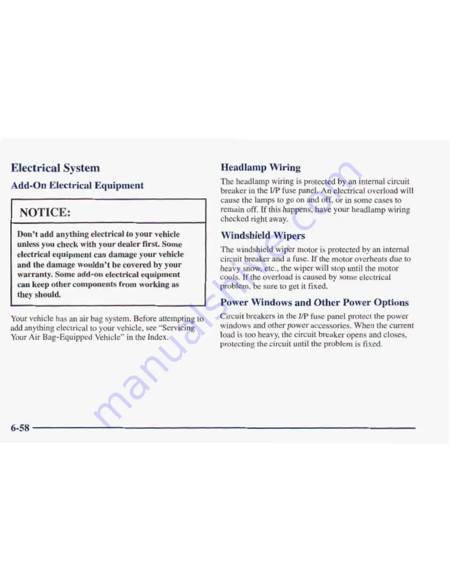 Pontiac 1998 Trans Sport Owner'S Manual Download Page 387