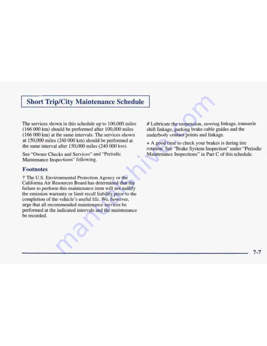 Pontiac 1998 Trans Sport Owner'S Manual Download Page 406