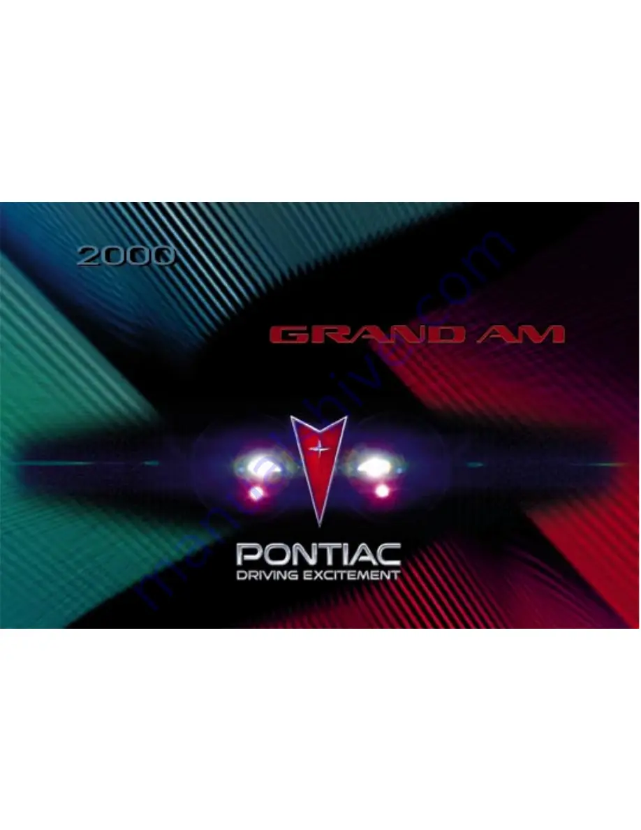 Pontiac 2000 Grand Am Скачать руководство пользователя страница 1