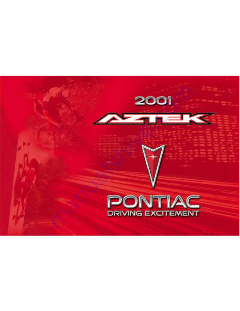 Pontiac 2001 Aztek Скачать руководство пользователя страница 1