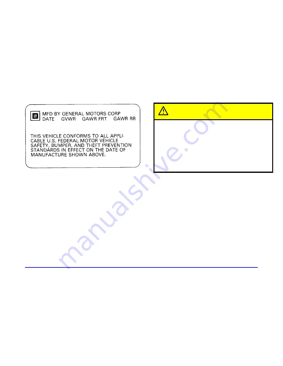 Pontiac 2001 Sunfire Owner'S Manual Download Page 206