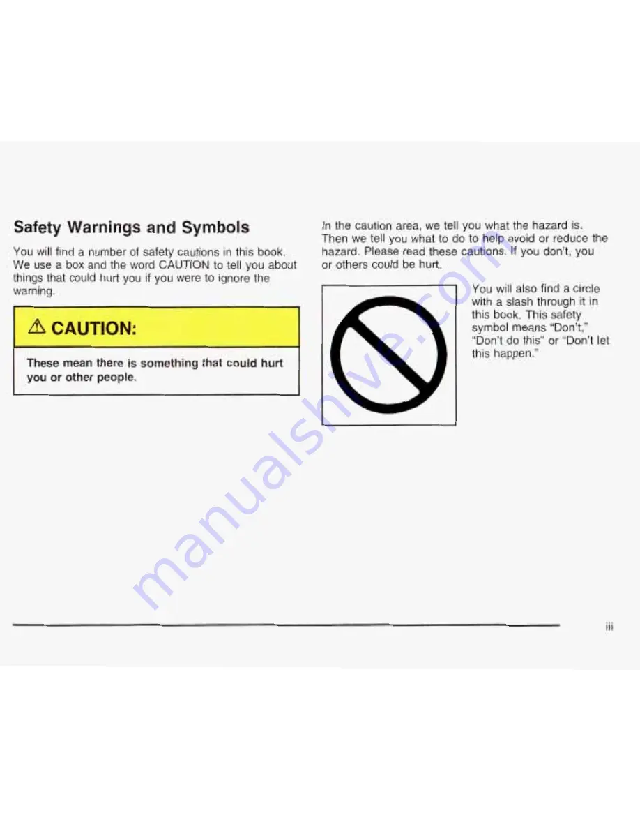 Pontiac 2003 Bonneville Owner'S Manual Download Page 4