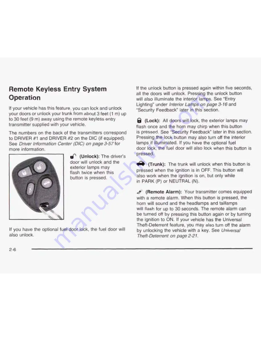 Pontiac 2003 Bonneville Owner'S Manual Download Page 71