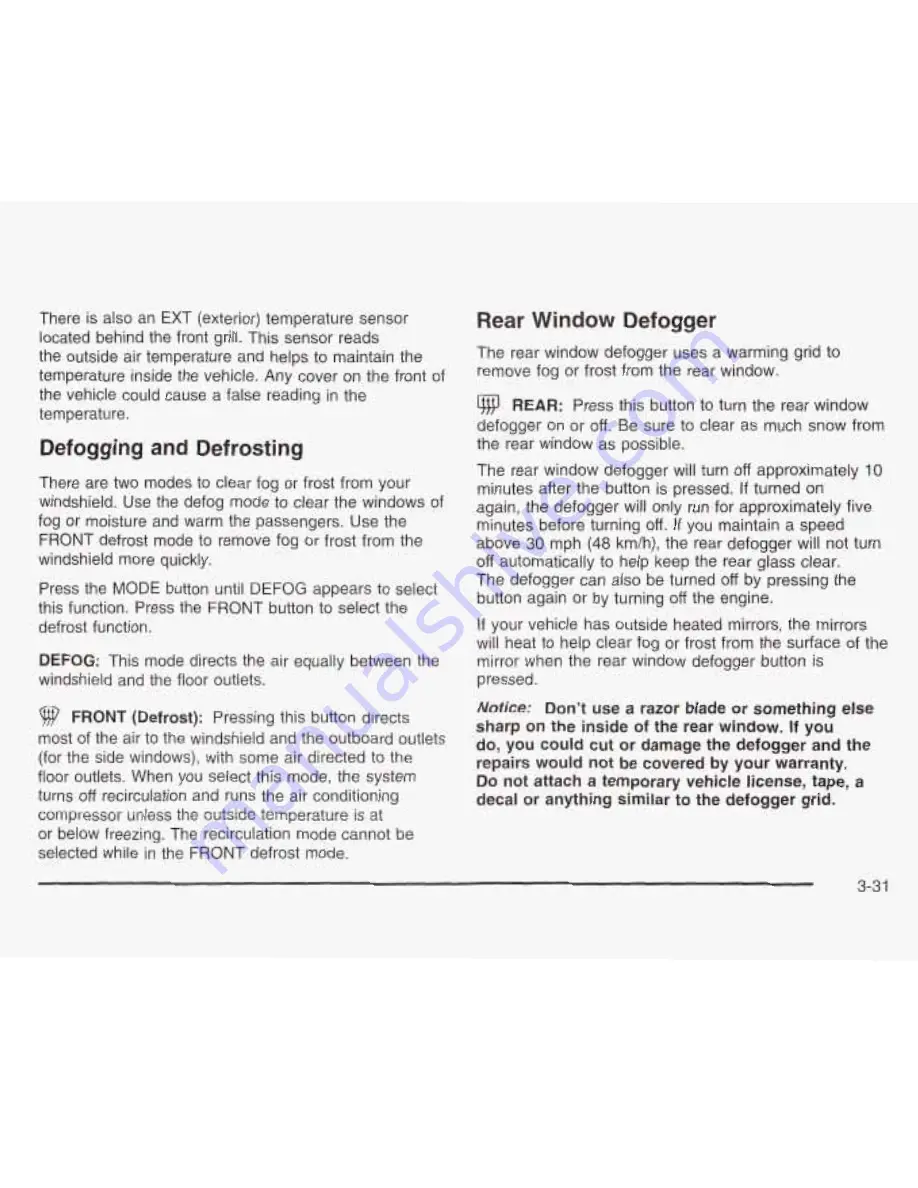 Pontiac 2003 Bonneville Owner'S Manual Download Page 146