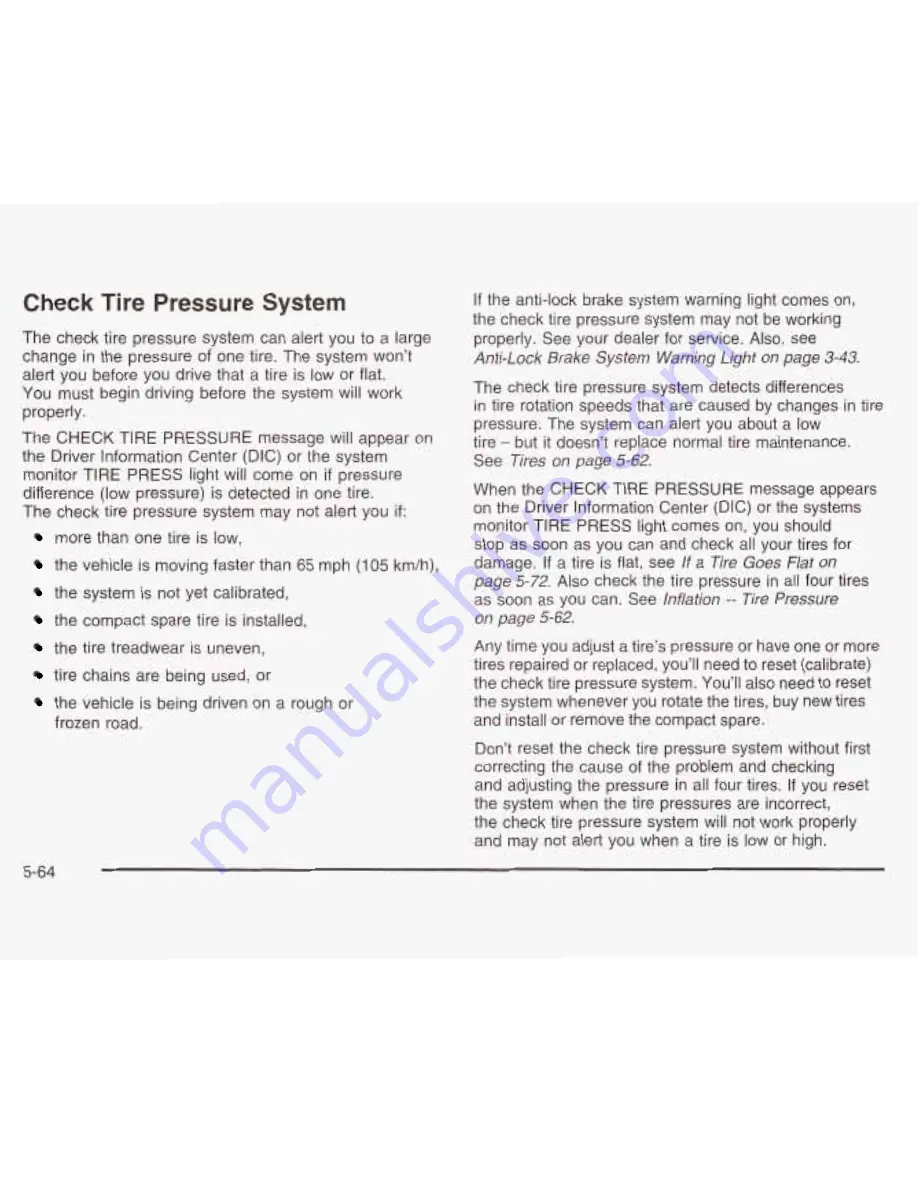 Pontiac 2003 Bonneville Owner'S Manual Download Page 323