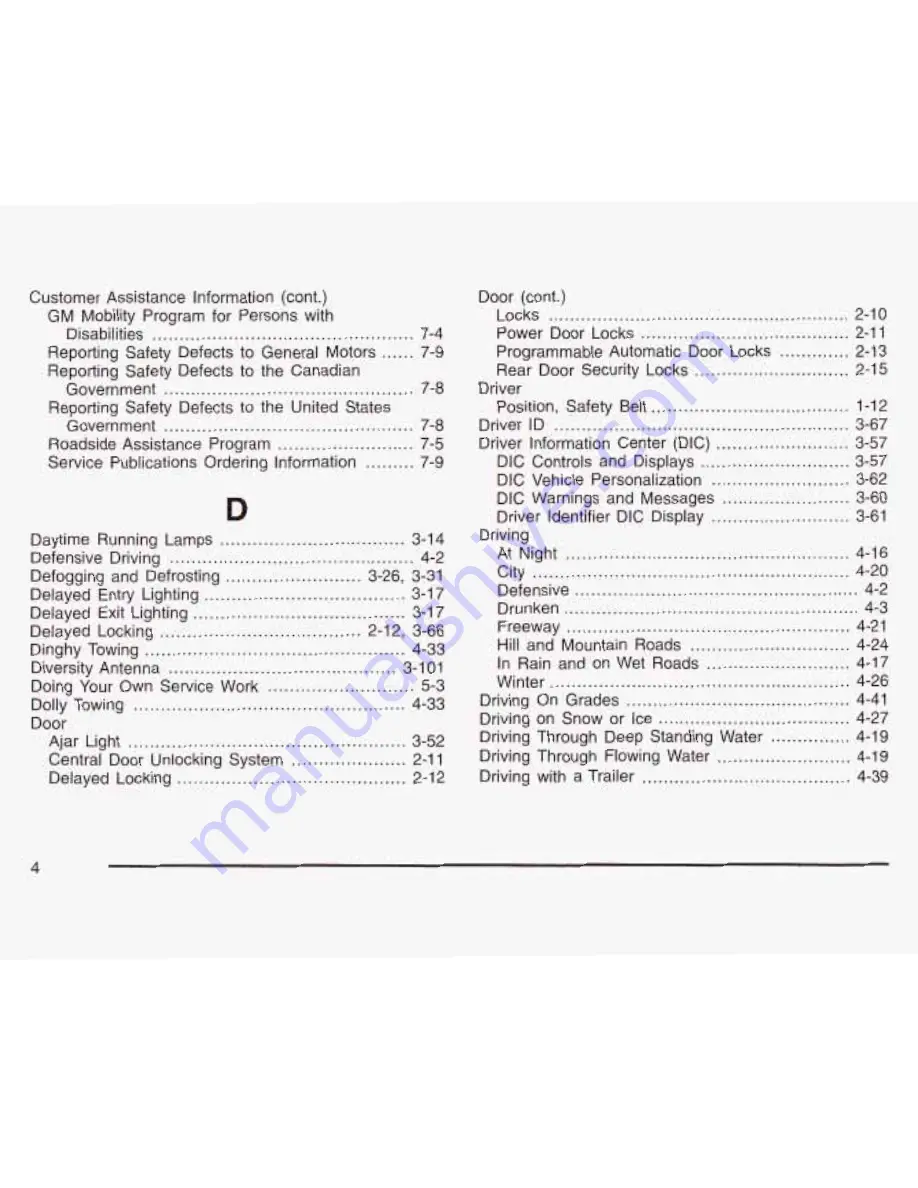 Pontiac 2003 Bonneville Owner'S Manual Download Page 403