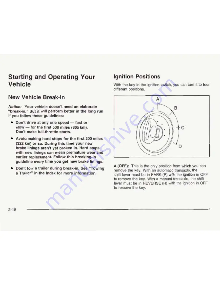 Pontiac 2003 Grand Am Owner'S Manual Download Page 87