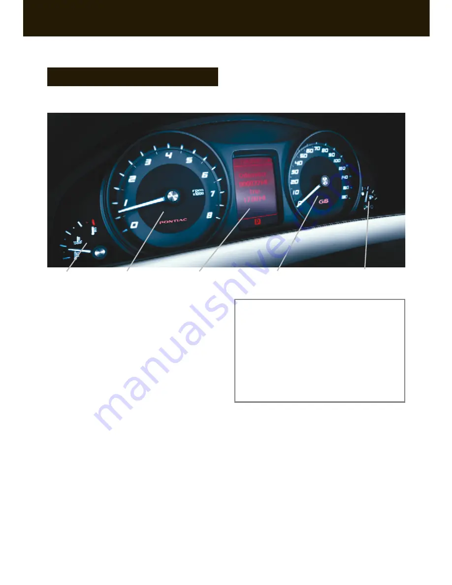 Pontiac 2008 G8 Getting To Know Manual Download Page 3