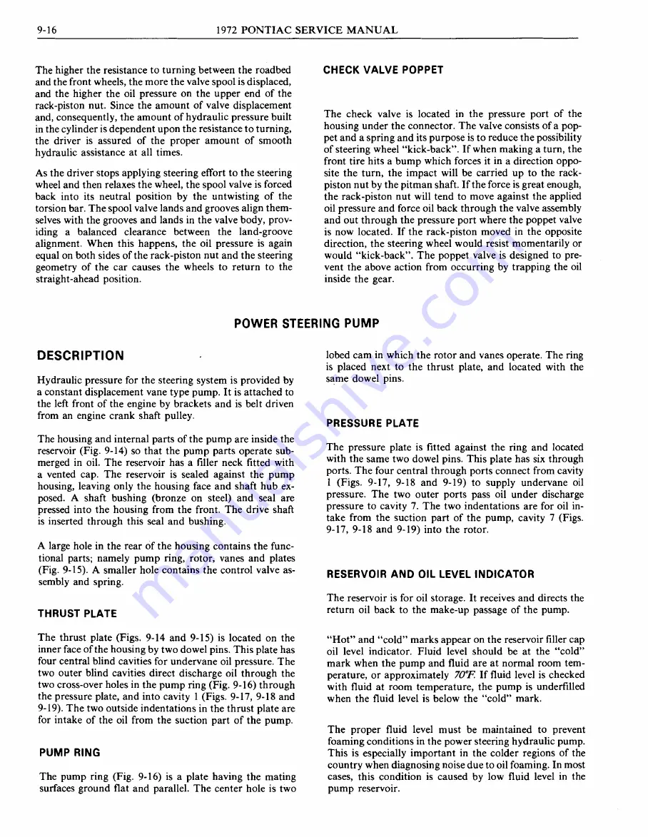 Pontiac BONNEVILLE 1972 Service Manual Download Page 1169