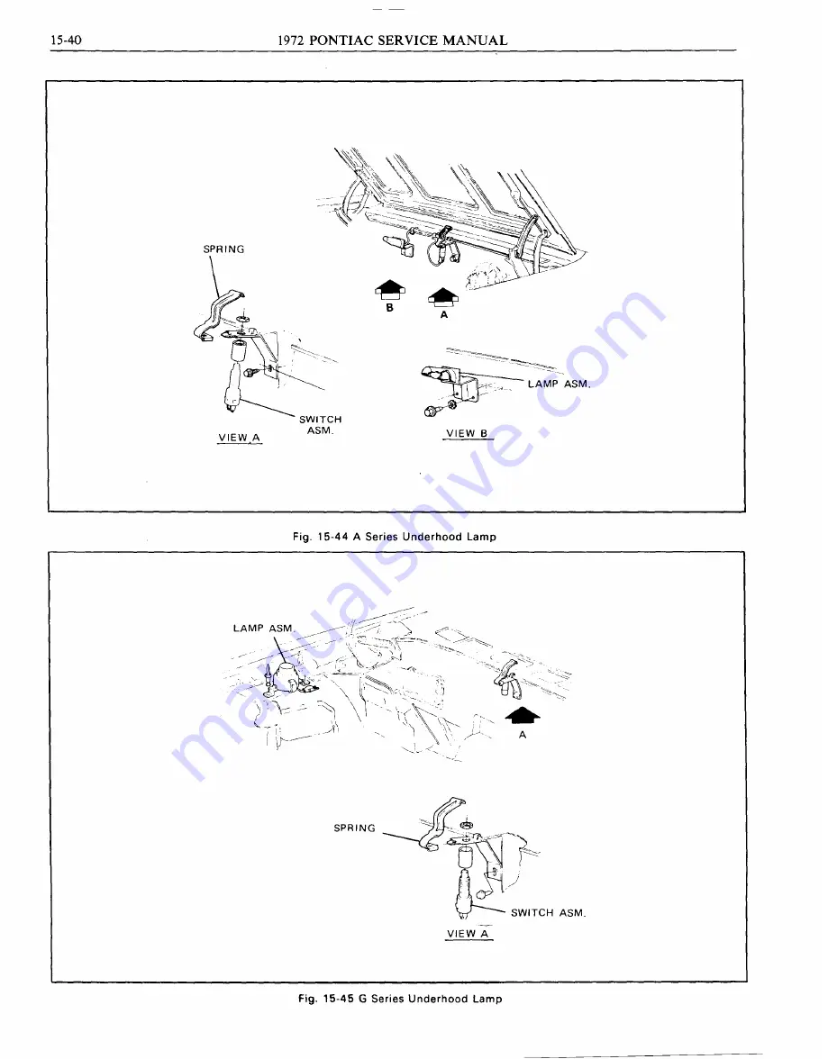 Pontiac BONNEVILLE 1972 Service Manual Download Page 1455