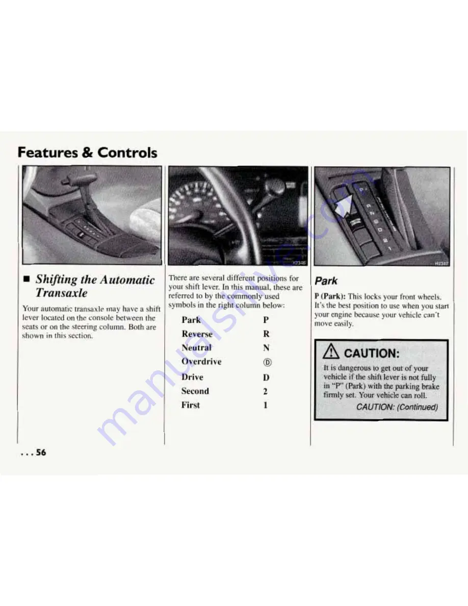 Pontiac BONNEVILLE 1994 Скачать руководство пользователя страница 57