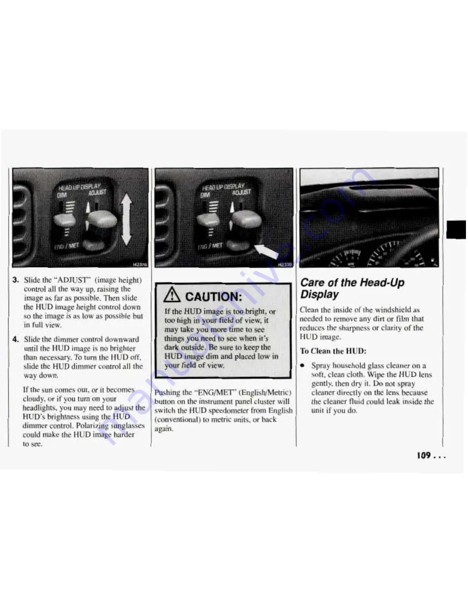 Pontiac BONNEVILLE 1994 Owner'S Manual Download Page 110