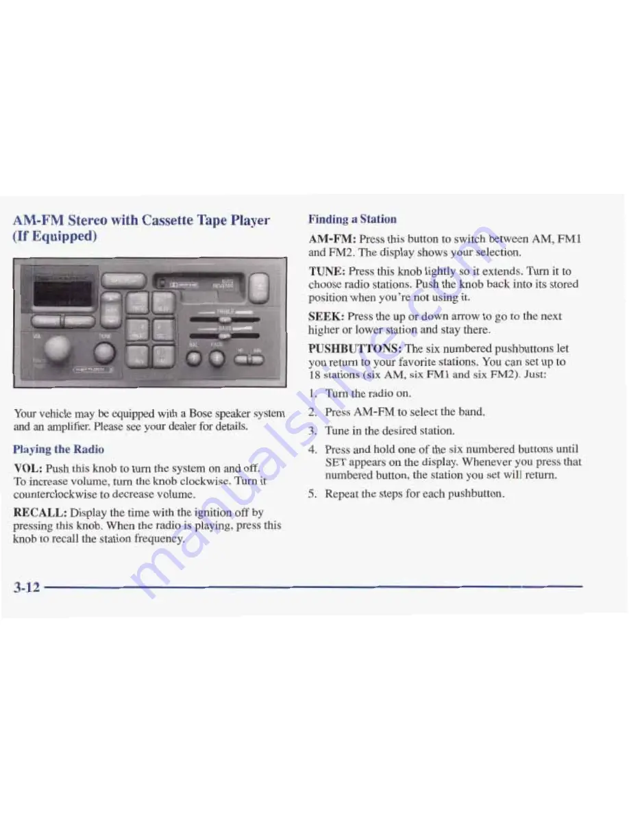 Pontiac BONNEVILLE 1997 Owner'S Manual Download Page 153