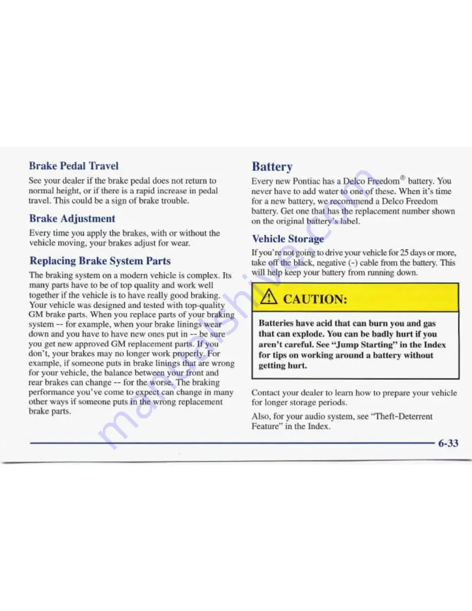 Pontiac BONNEVILLE 1997 Owner'S Manual Download Page 286